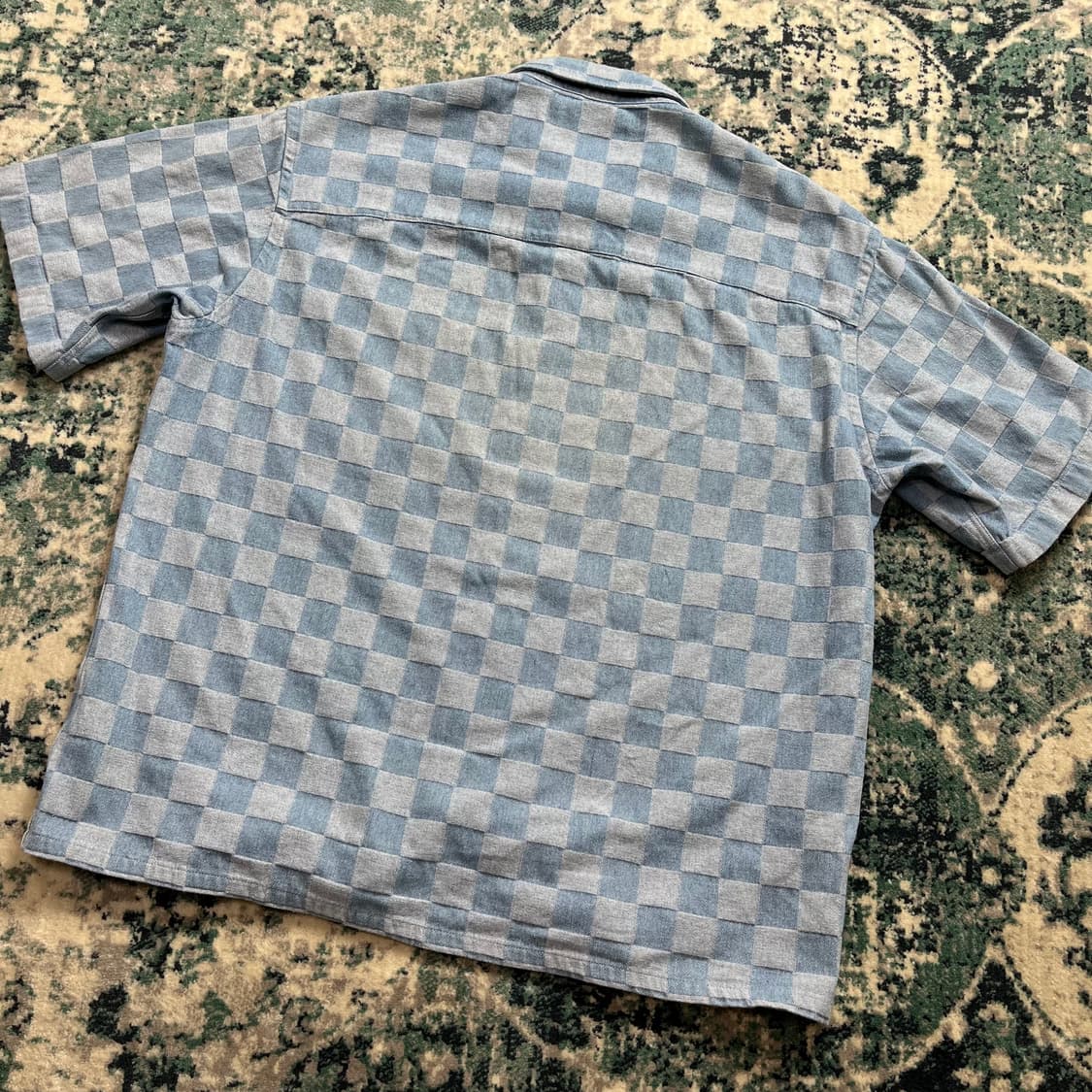 프리즘웍스 CHECKERBOARD 데님 HALF SHIRT(L) 상품이미지5
