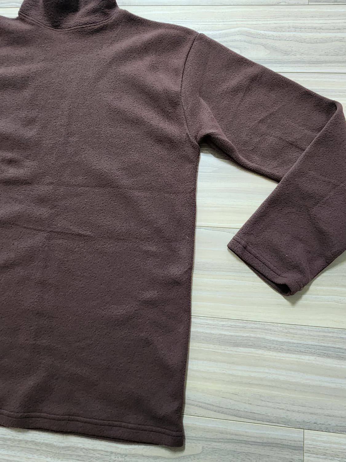 후리스폴라티셔즈브라운xl 상품이미지2