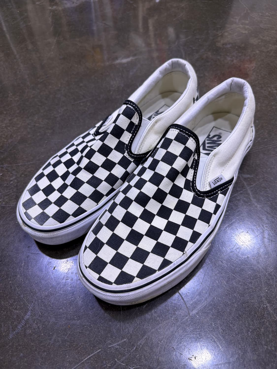 반스 체커보드 슬립온 스니커즈 265 상품이미지1