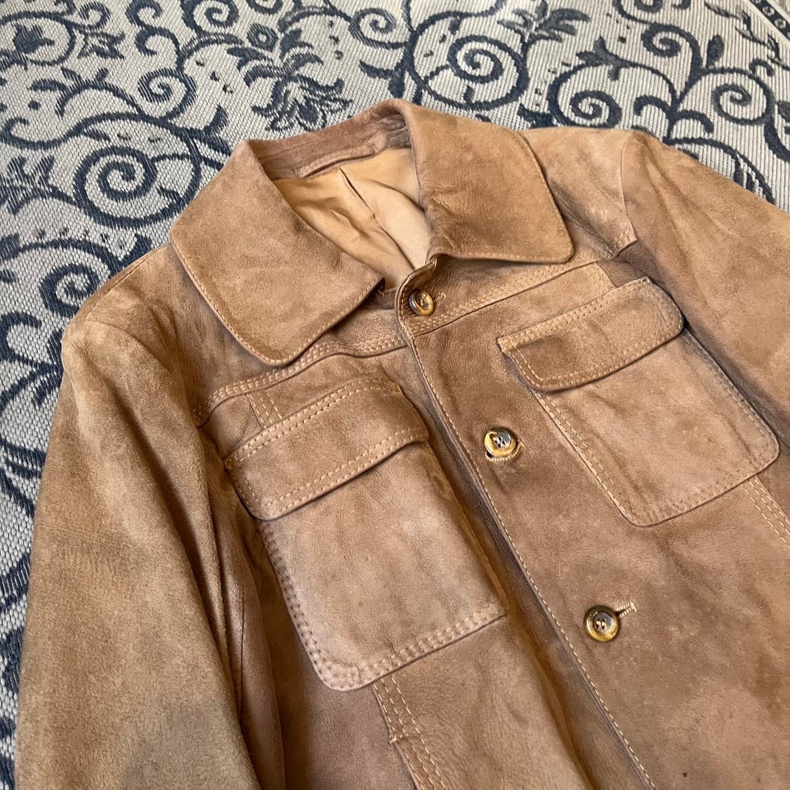 빈티지 스웨이드 자켓W2508 상품이미지3