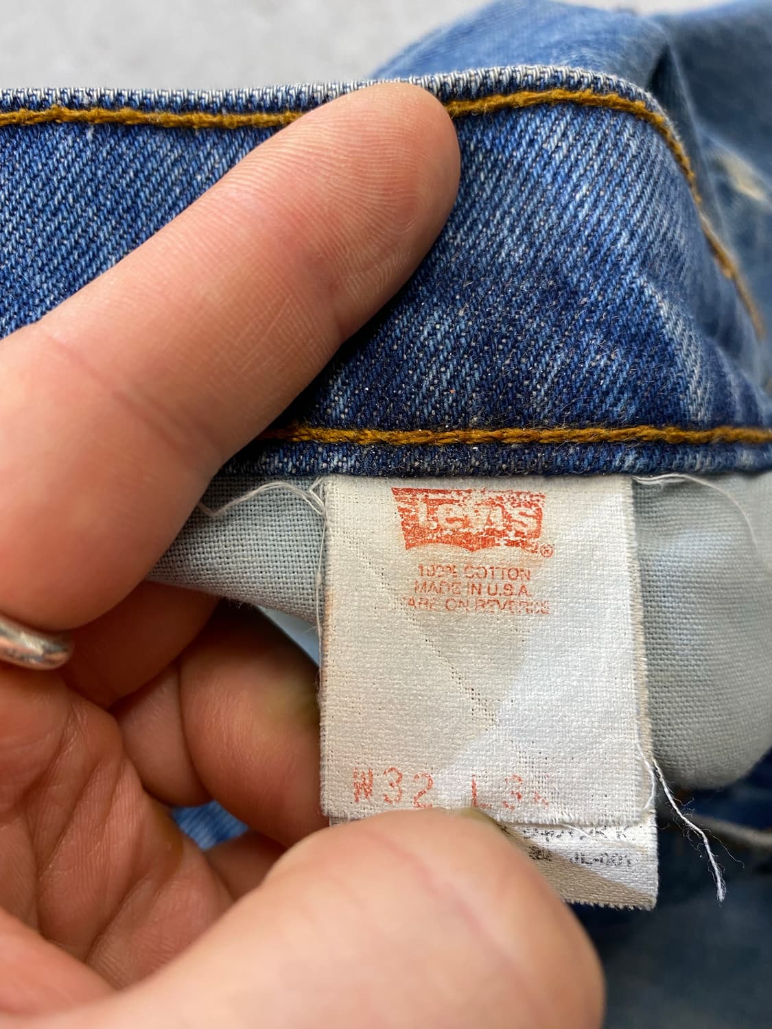 [31] 90s USA Levi's 517 리바이스 부츠컷 데님팬츠 상품이미지8