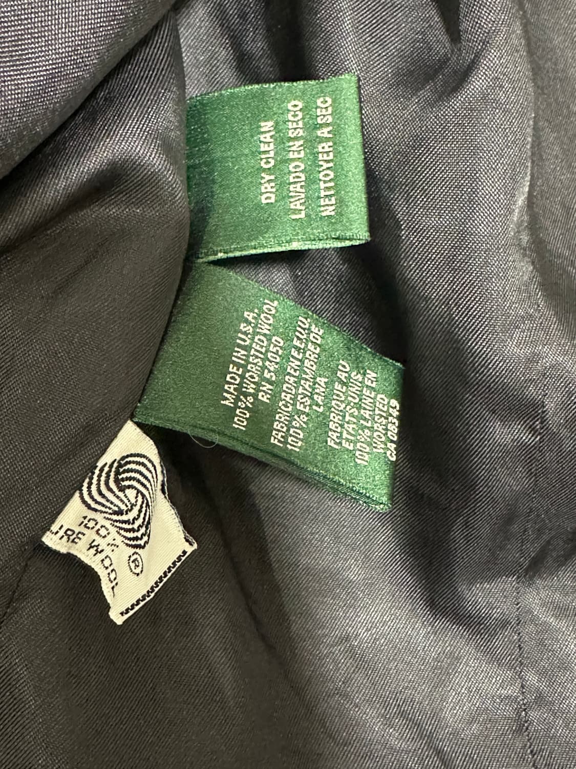 폴로 랄프로렌 울 100 골드 버튼 네이비 블레이저 4사이즈 상품이미지6