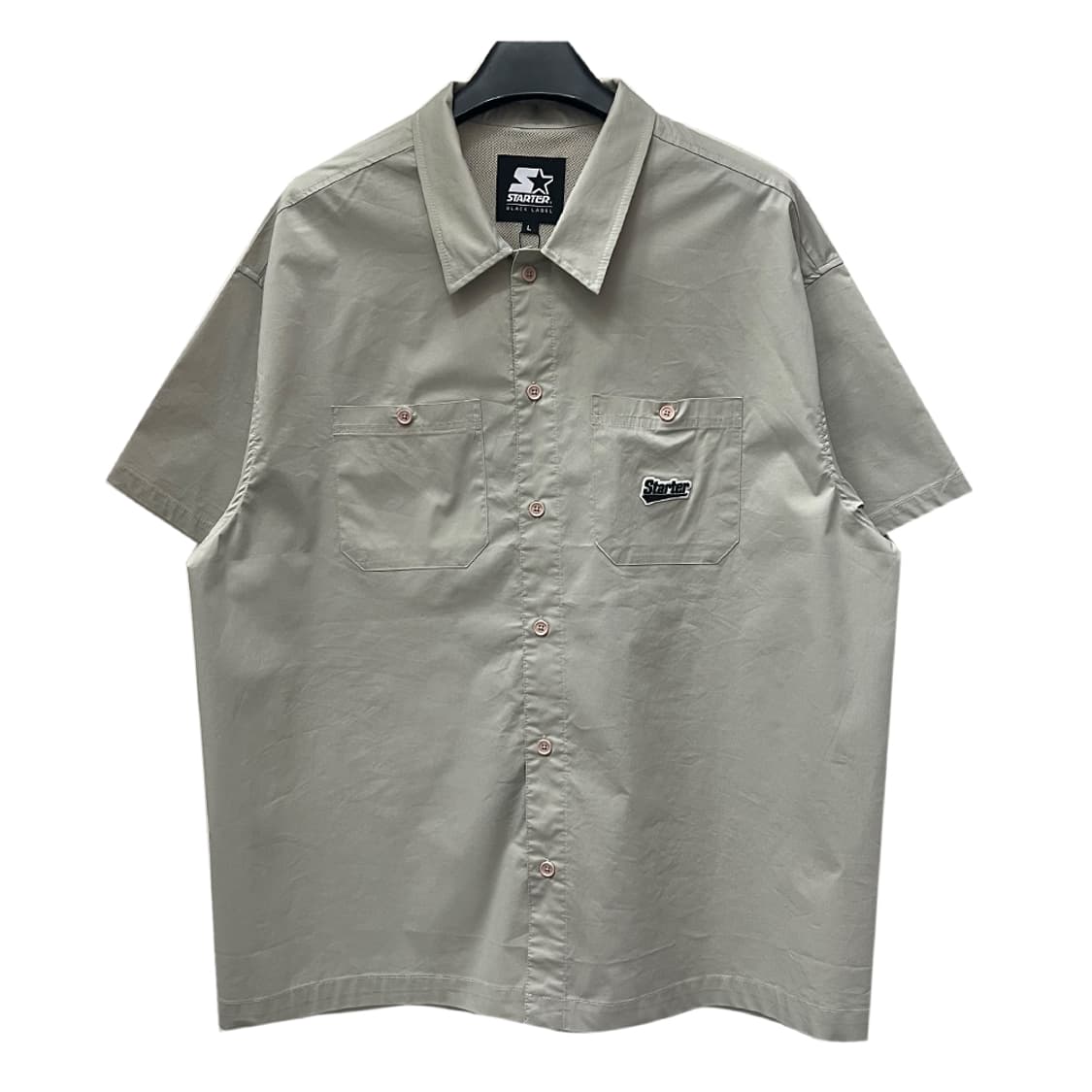 스타터 블랙라벨 오버핏 나일론 반팔 셔츠 L 상품이미지1
