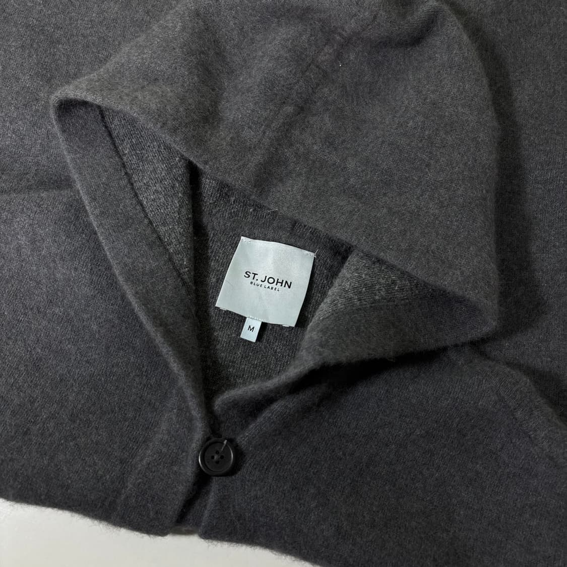 우먼FREE 세인트존 그레이 너구리털 후드 조끼 가디건 상품이미지4