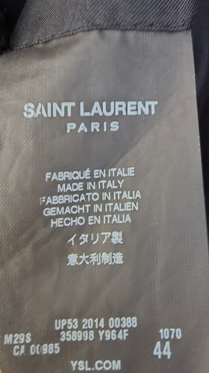 [해리스타일스 착용] 생로랑 14fw 스트라이프 코트 44 에디슬리먼!! 상품이미지4