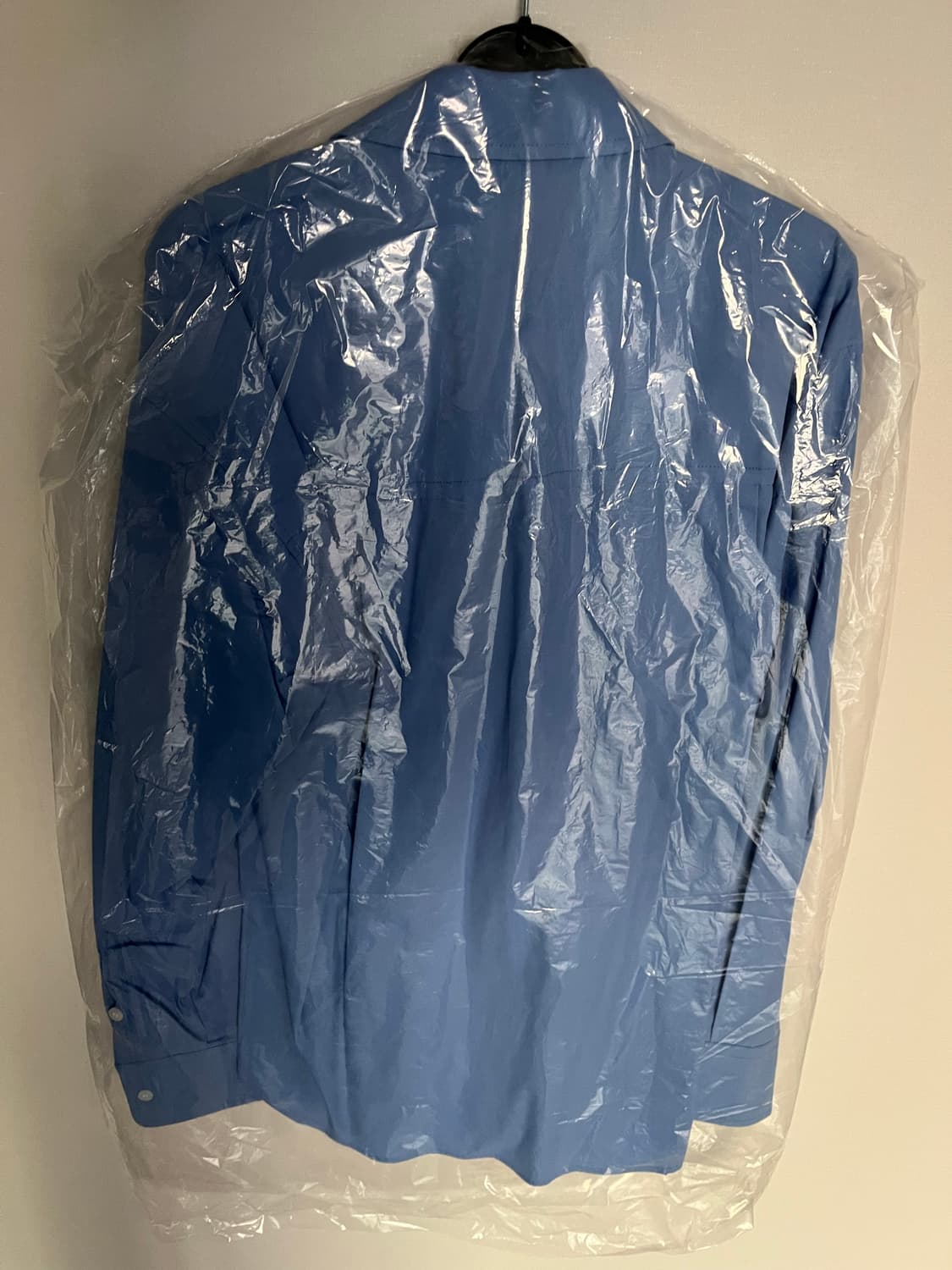 하엄지 자체 제작 딥블루 셔츠 새상품 상품이미지5