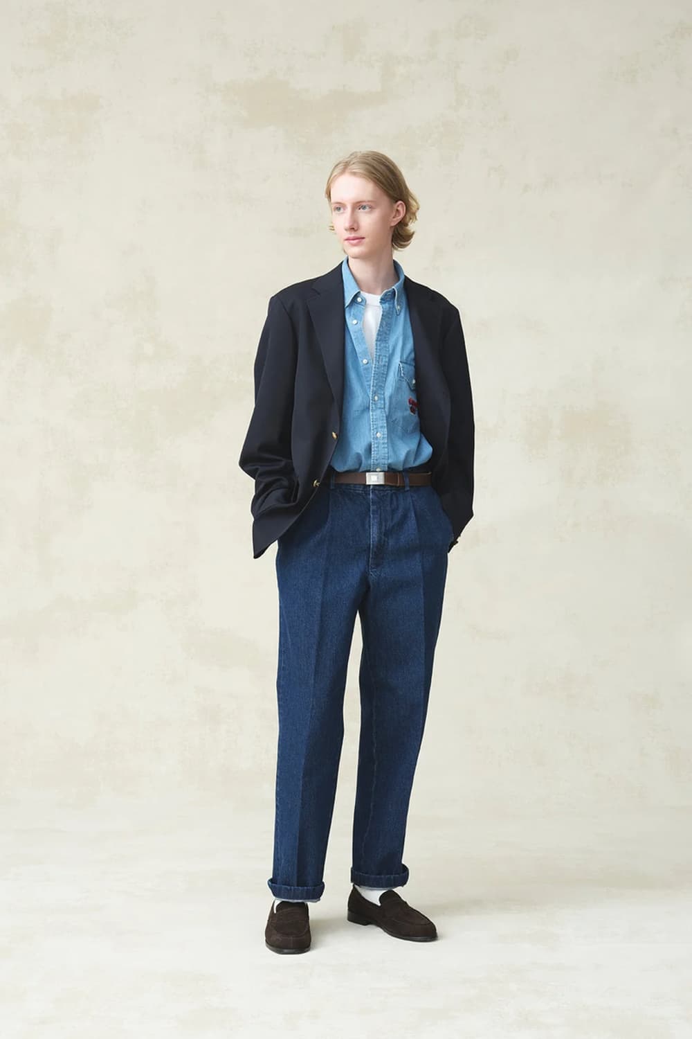 J.PRESS 네이비 금장 블레이저 상품이미지1