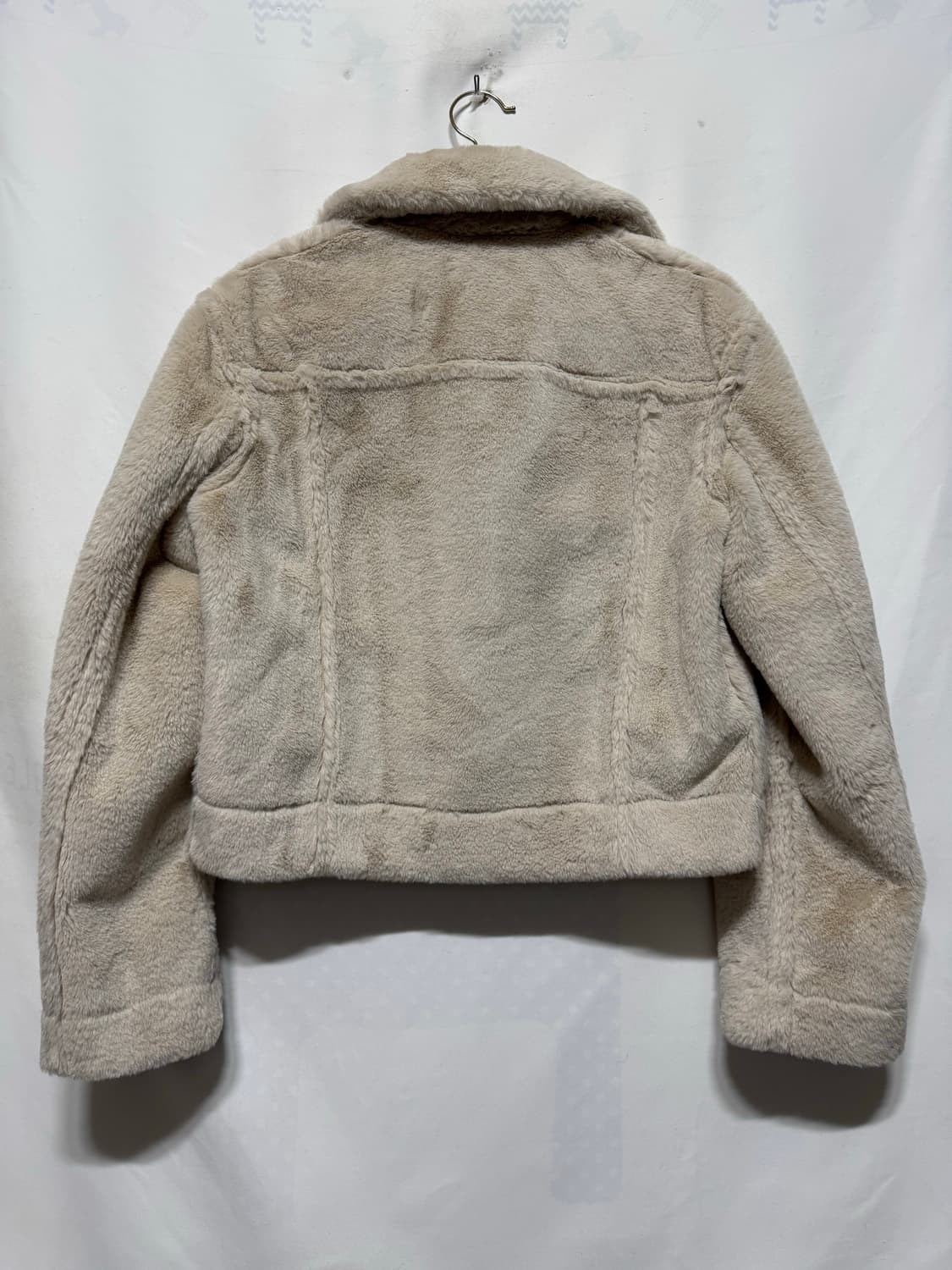 P 띠어리 페이크 퍼 트러커 자켓 상품이미지2