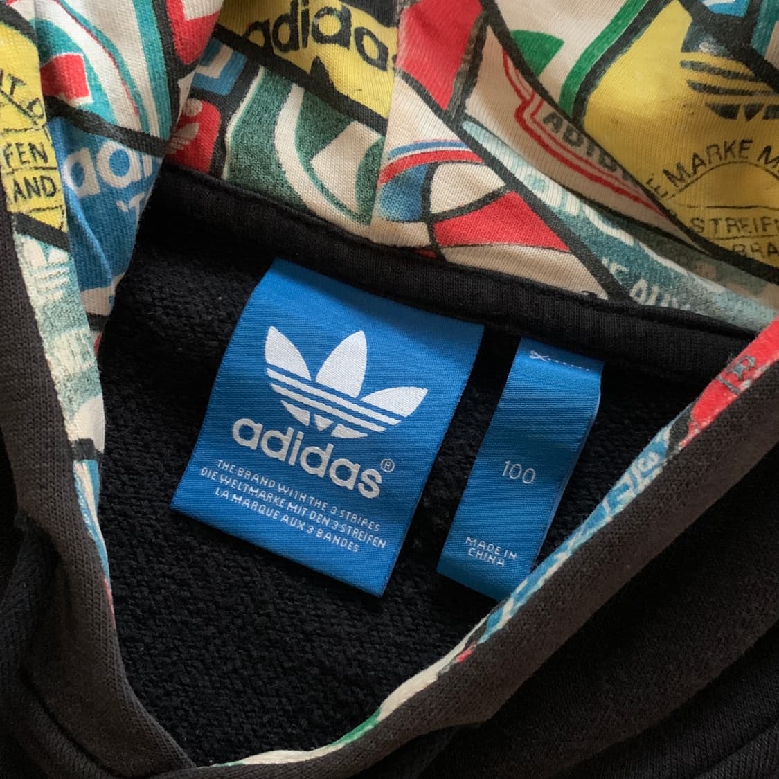 아디다스 오리지널스 빈티지 기모 후드 티셔츠 상품이미지5