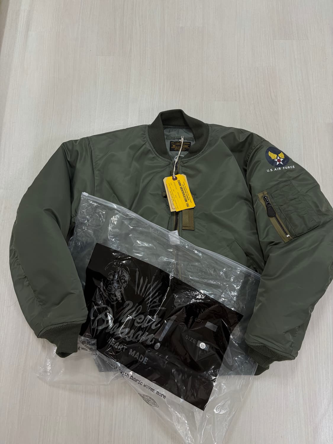 [XXL]브론슨 ma-1 중국판 새상품 판매합니다. 상품이미지1