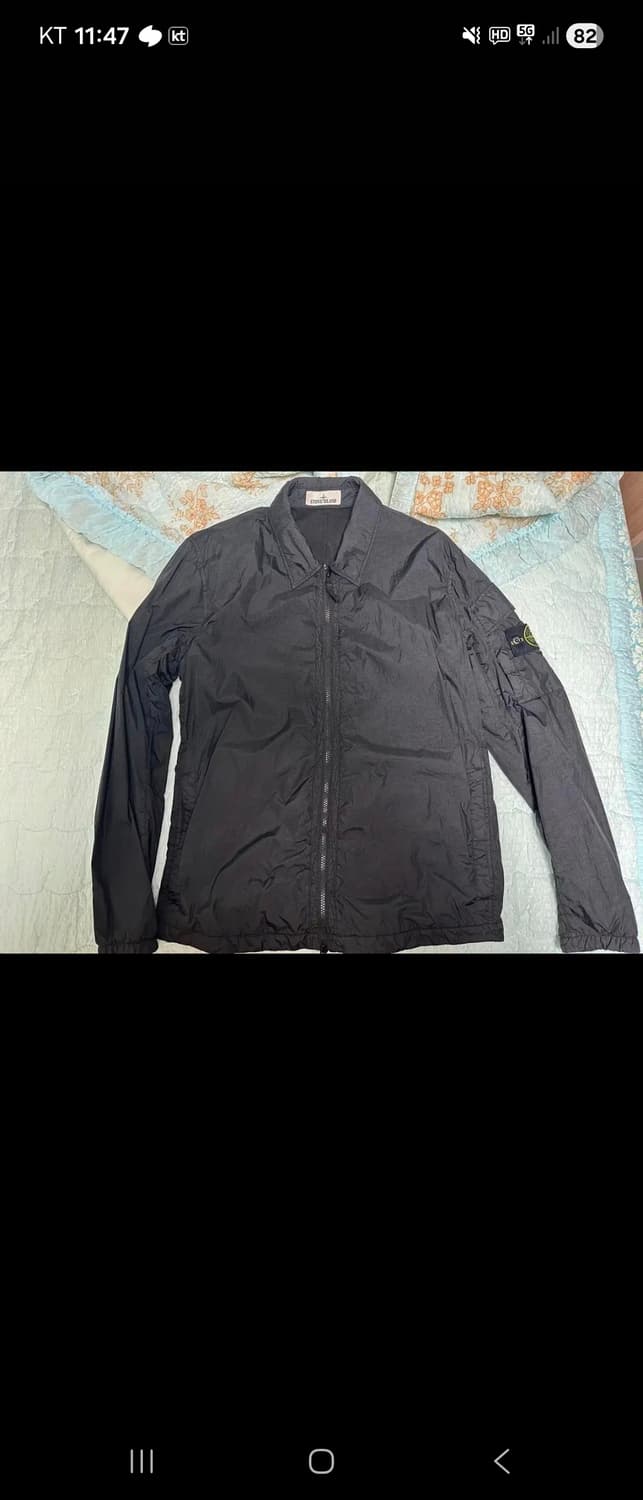 [L] 스톤아일랜드 22FW 크링클랩스 오버 셔츠자켓 상품이미지1