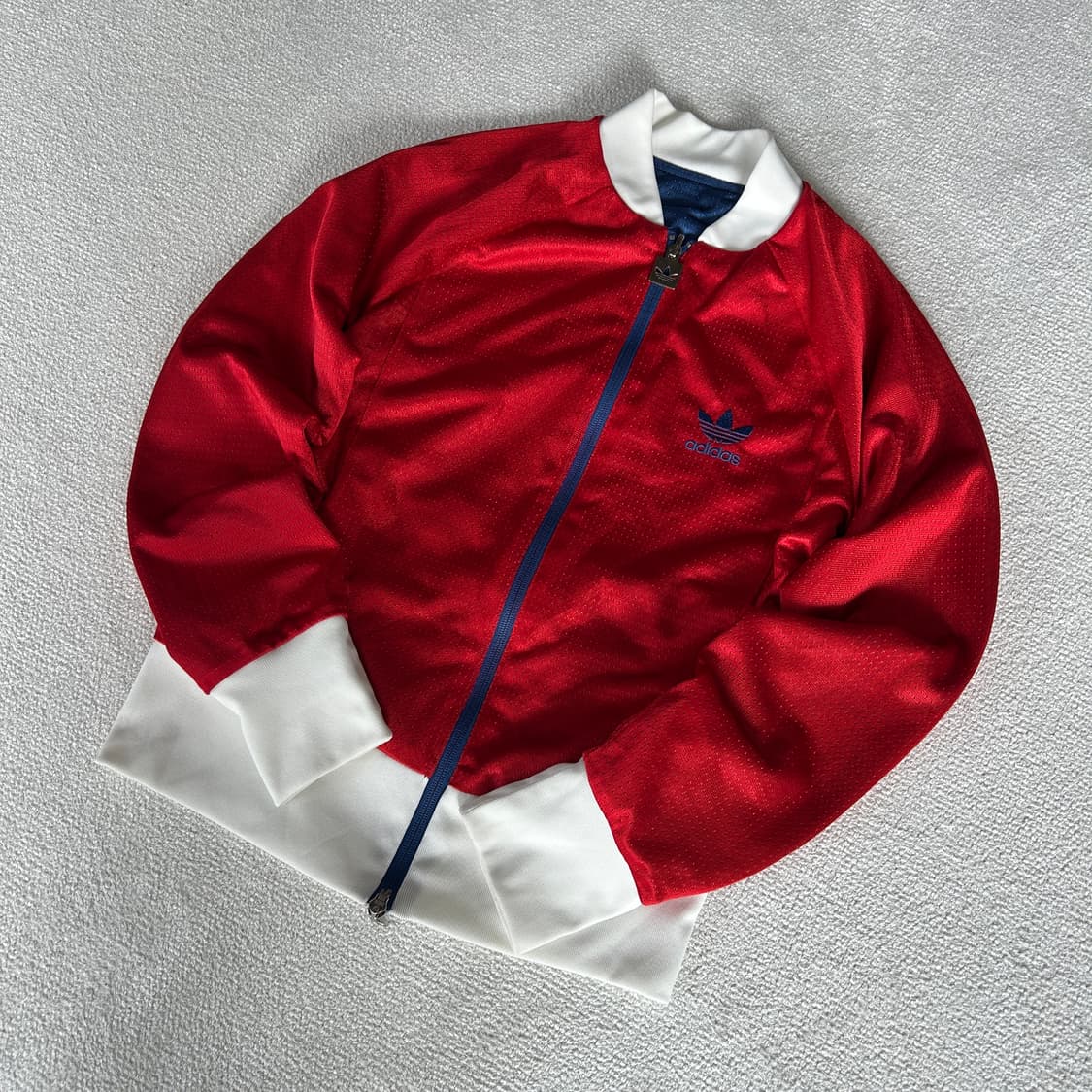 아디다스 네이비 레드 양면 트랙탑  상품이미지3