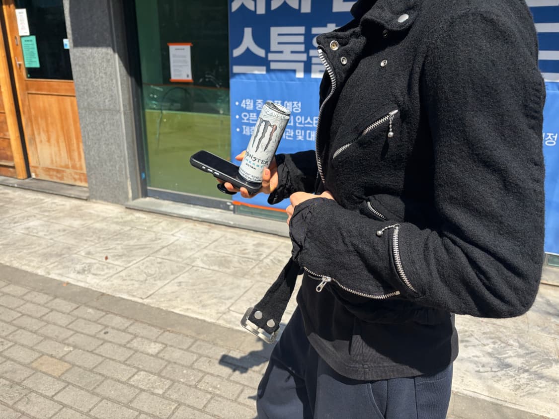 꼼데가르송 준야와타나베 07 축융 울 라이더 자켓 S 상품이미지1