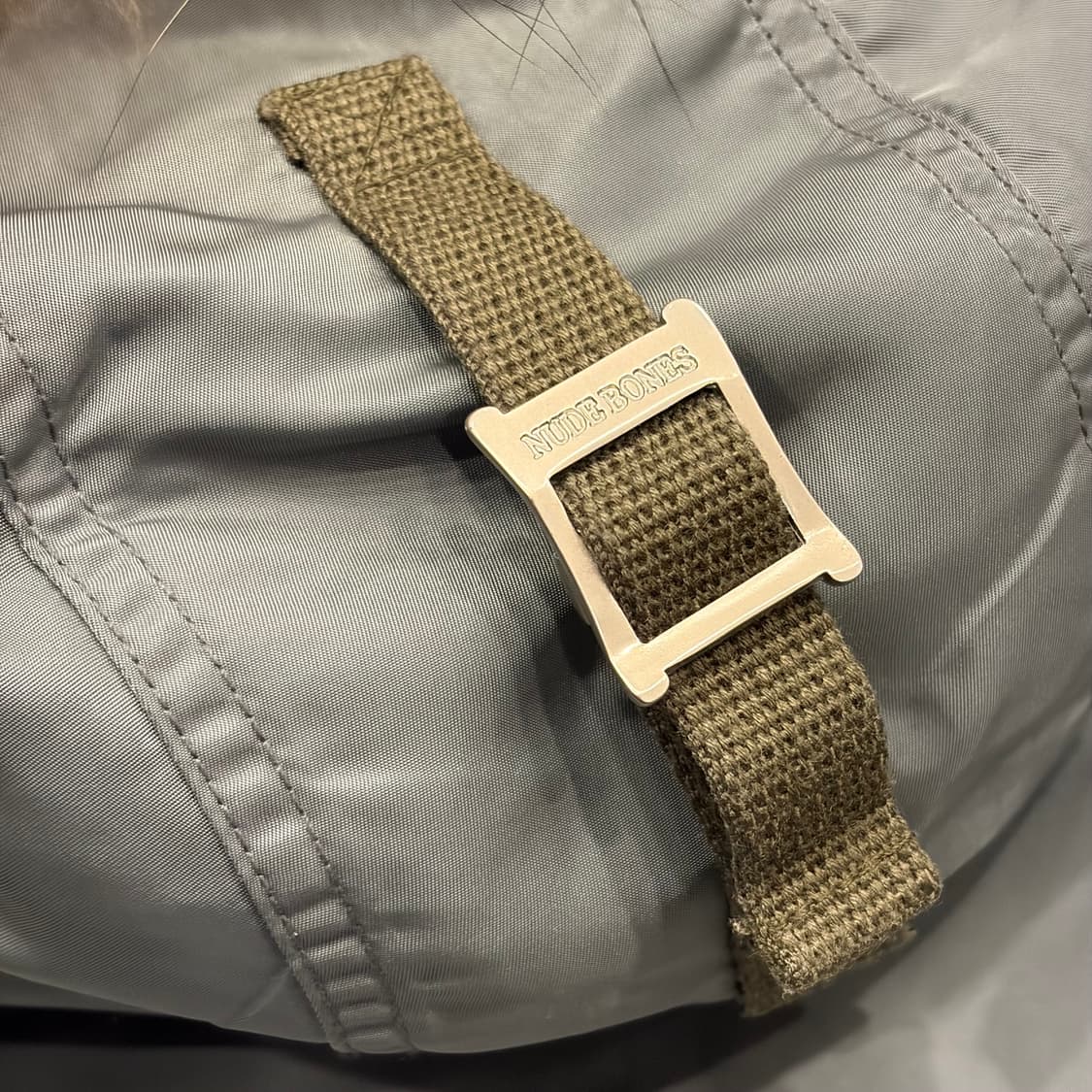 [S] 누드본즈 N.D.B.S 후드 N-3B 야상 점퍼 그레이 B852 상품이미지10