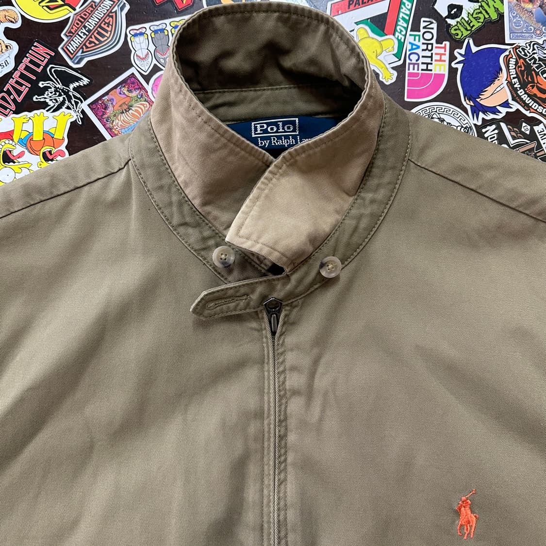90s 폴로 랄프로렌 코튼 트윌 스윙탑 자켓 XL 상품이미지3