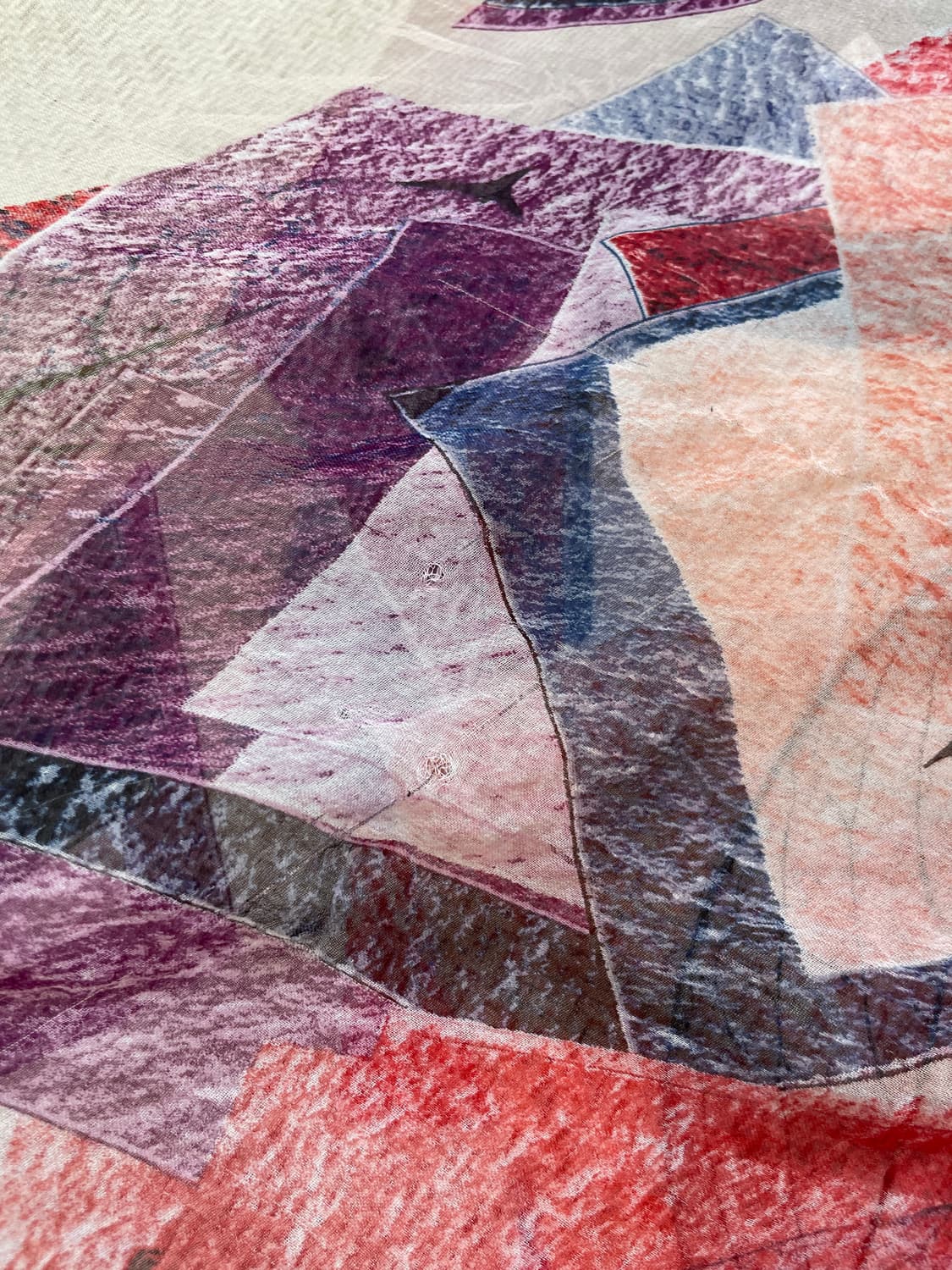 빈티지 실크 플로럴 스카프  상품이미지5