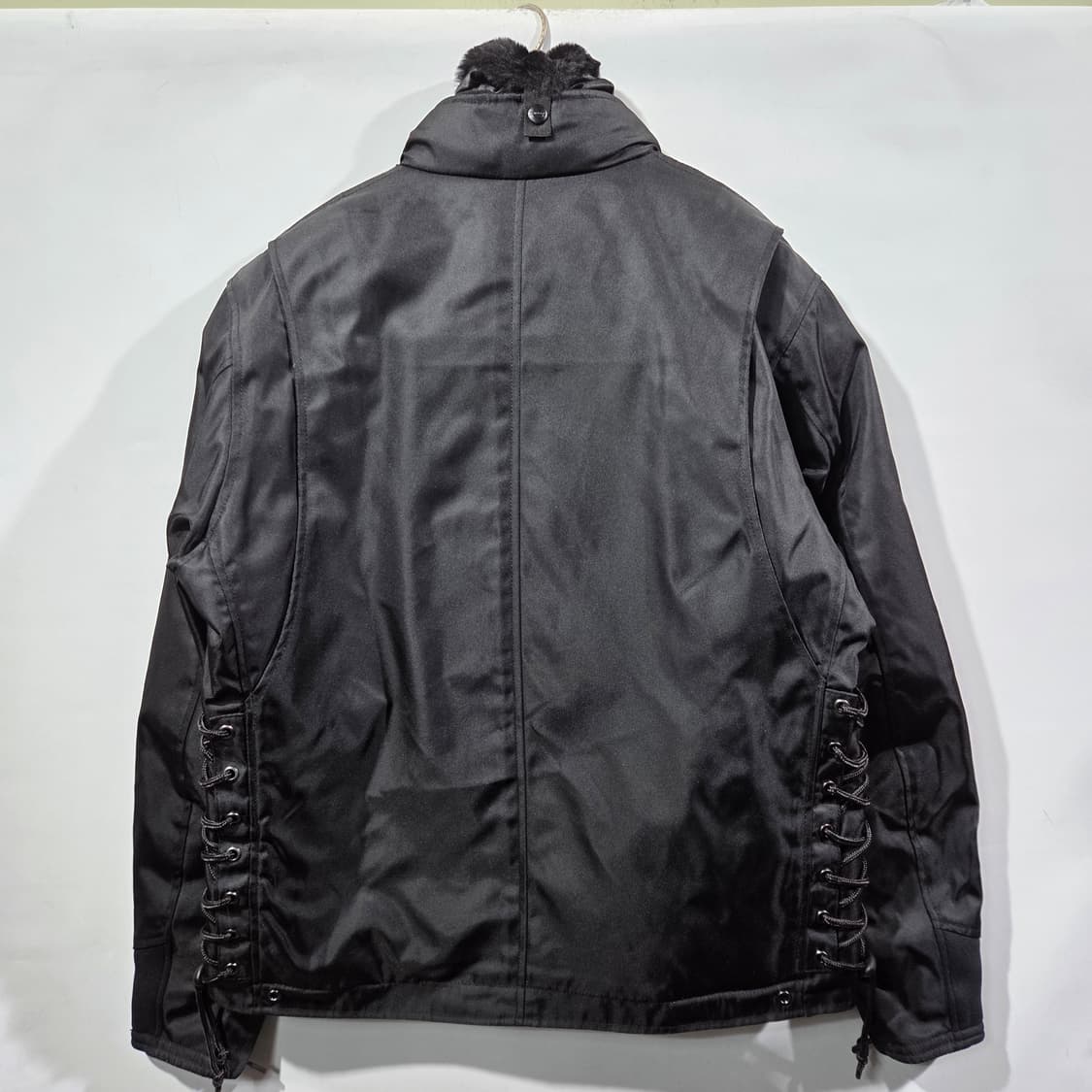 [KADOYA] 카도야 레이스업 본디지 퍼 디테일 자켓 상품이미지2