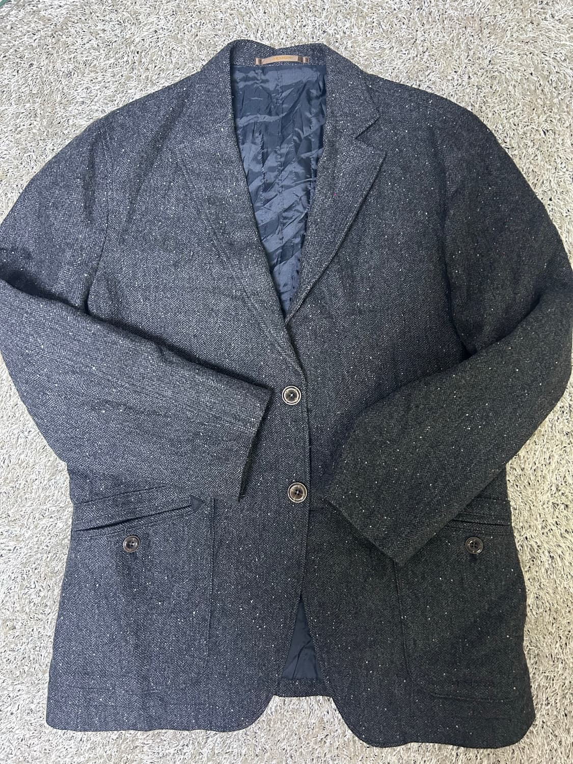 일제 아라미스 체크 블레이저 사이즈 105~110 상품이미지1