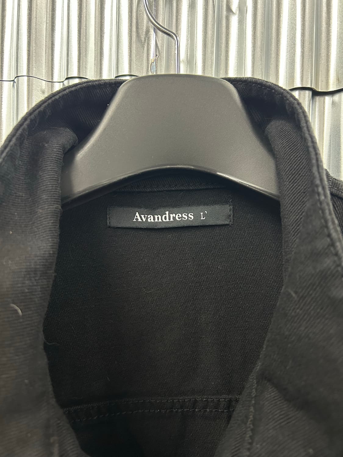 Avandress 블랙 데님 페인팅 워크웨어 점프수트 상품이미지10