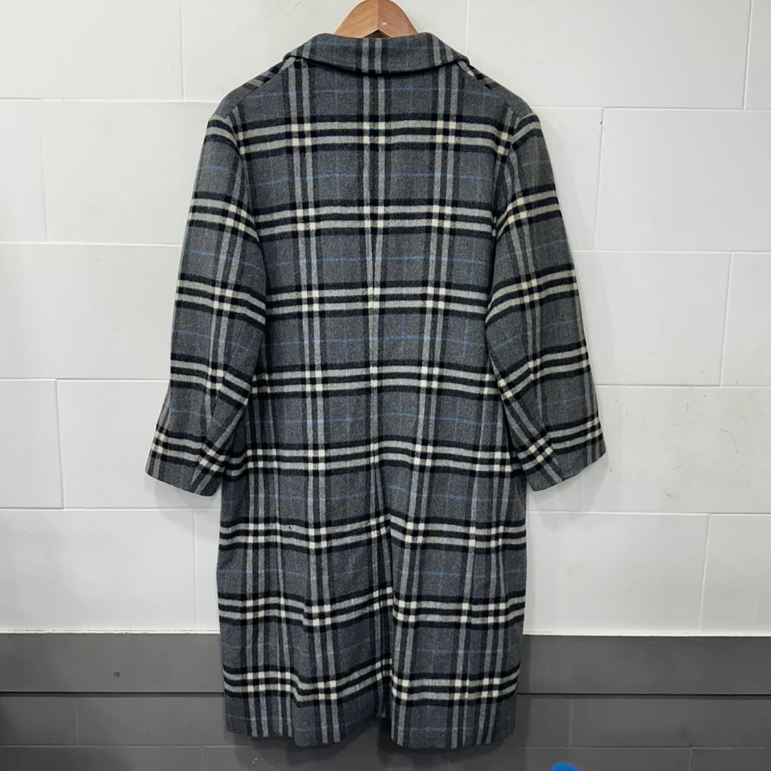 버버리 체크 코트 상품이미지7