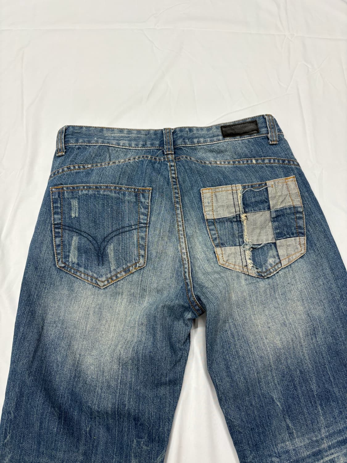 탑스웨이크 디스트로이드 빈티지 패치워크 데님 팬츠 상품이미지7