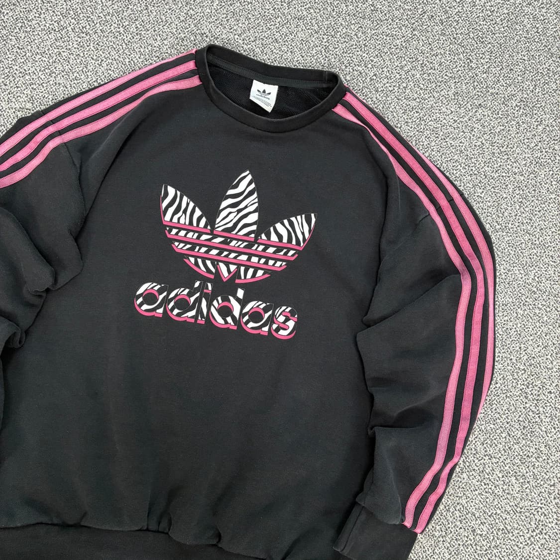 <아디다스 핑크 지브라 맨투맨> No.1473 상품이미지5