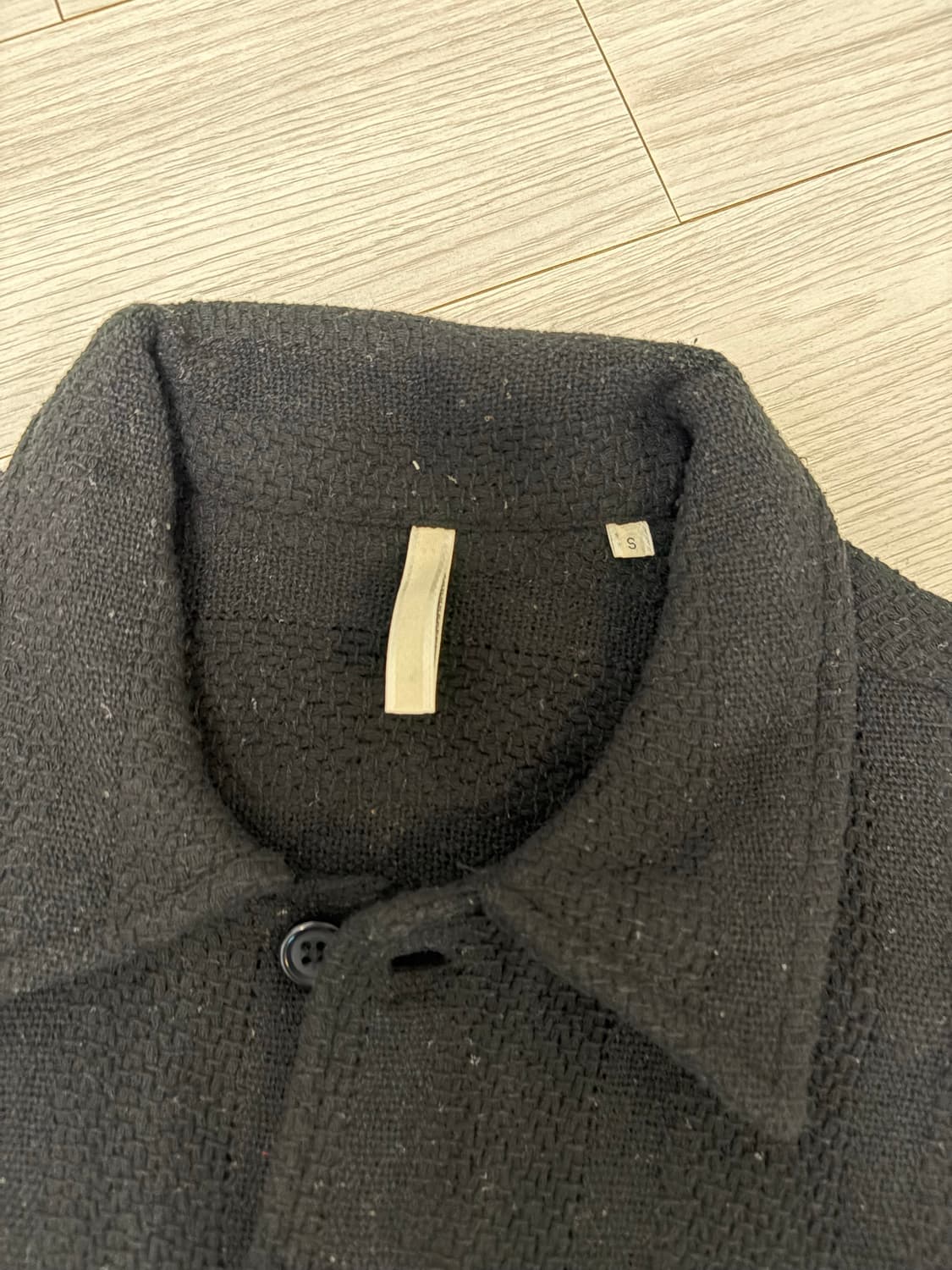 sunflower 선플라워 스페이스 셔츠 빈티지 니트 블랙 S 상품이미지7