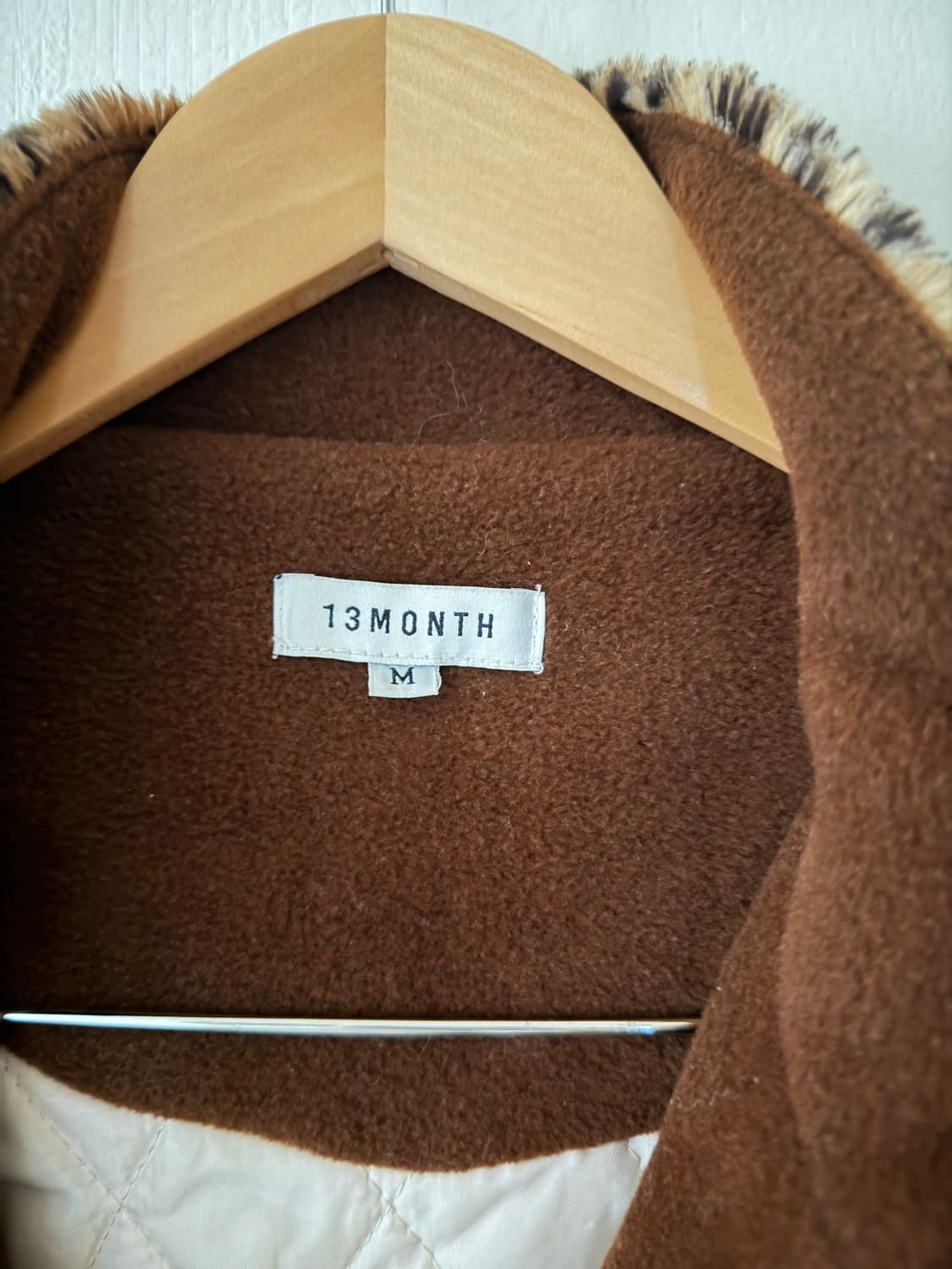 13months 써틴먼스 레오파드 플리스 자켓 M 상품이미지4