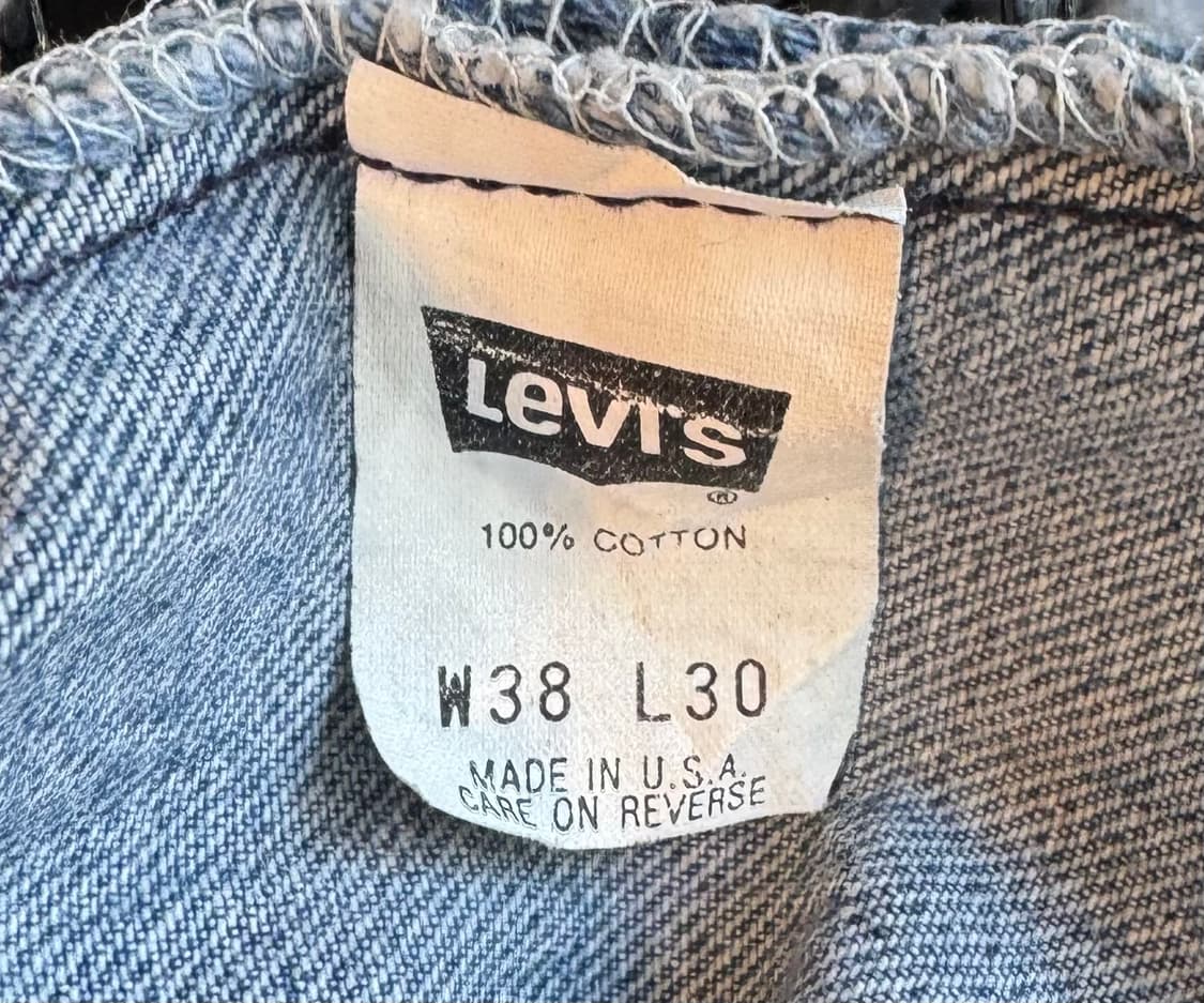 90s usa 빈티지 리바이스 501 데님 38(35~37) (577) 상품이미지4
