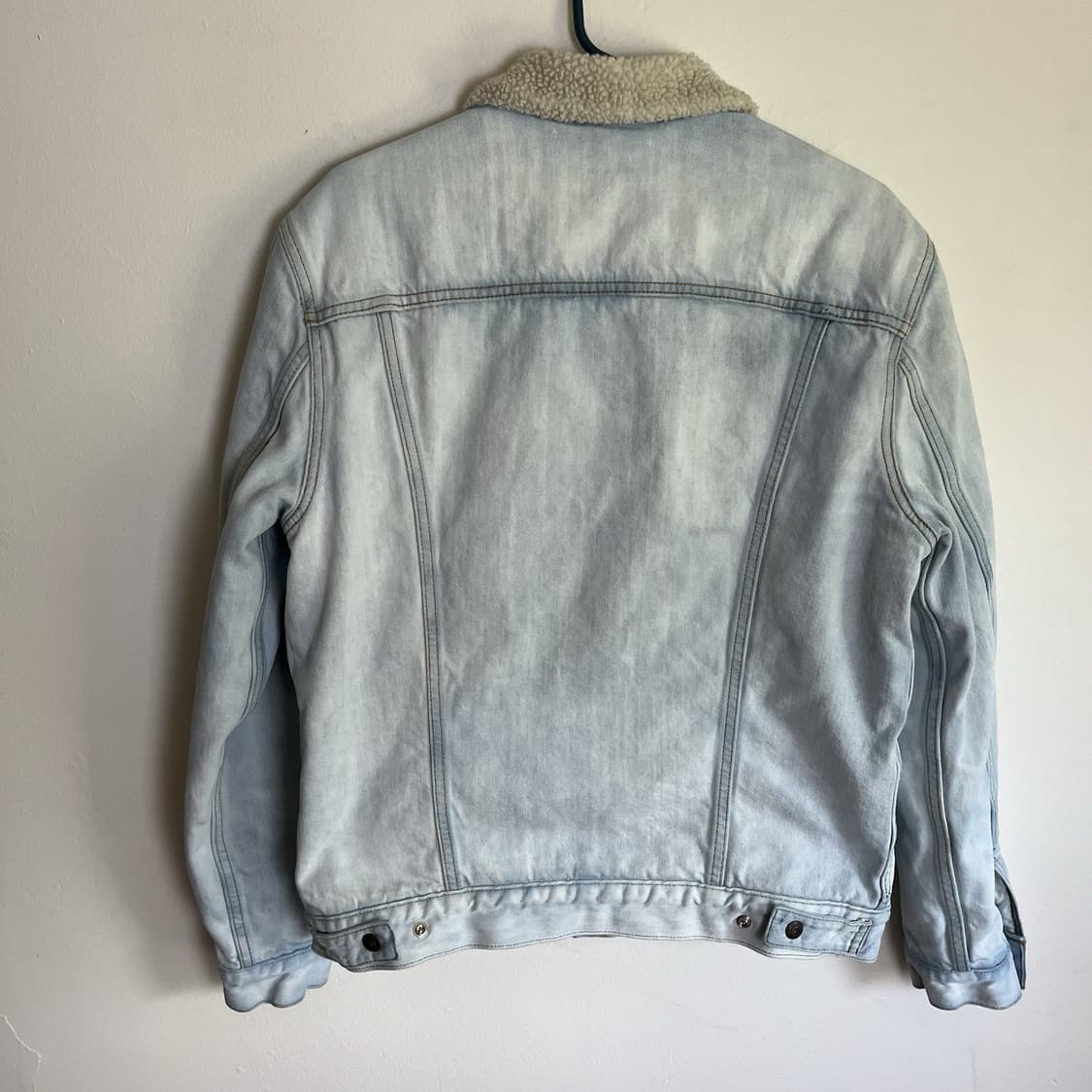 슈프림 x 리바이스 쉐르파 데님 자켓 라이트블루 상품이미지8