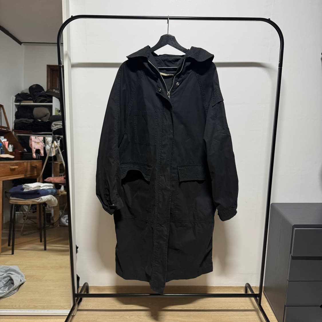 빈티지 롱 야상 코트 상품이미지1