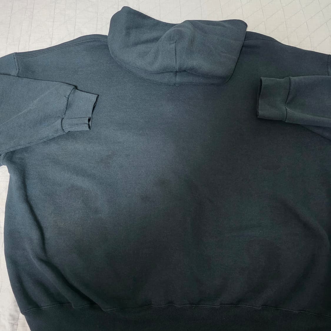 [XXXL] 90s USA 빈티지 러셀 애슬레틱 후드집업 블랙 빅사이즈 상품이미지5