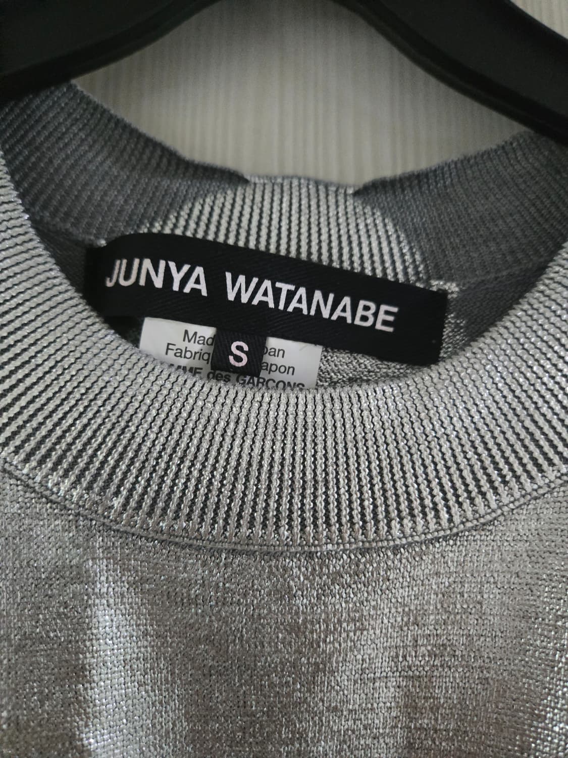 JUNYA WATANABE  준야와타나베 꼼데가르송 2025 메탈릭  티 상품이미지6