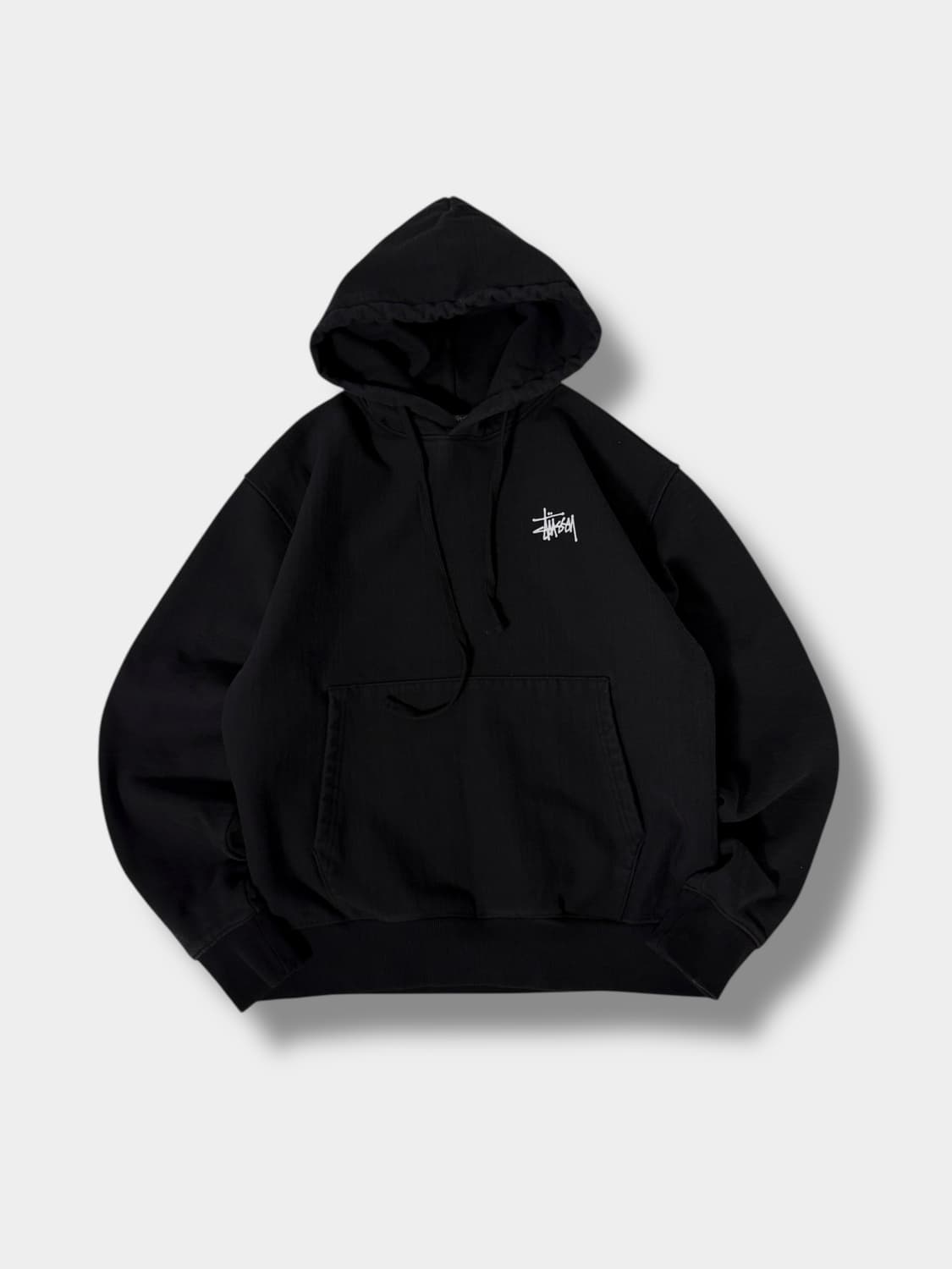 스투시 루즈핏 해비웨이트 스웻 빅스탁로고 후드 상품이미지2