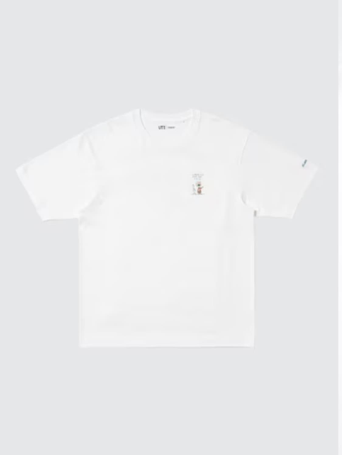 [4XL] 유니클로 피넛 UT 릴렉스핏 반팔 티셔츠 화이트 상품이미지2