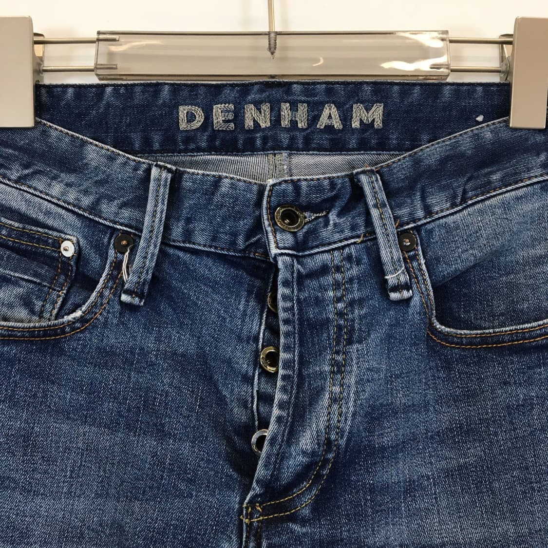 DENHAM 덴함 ROZOR 레더패치 데님진 32-33  상품이미지2
