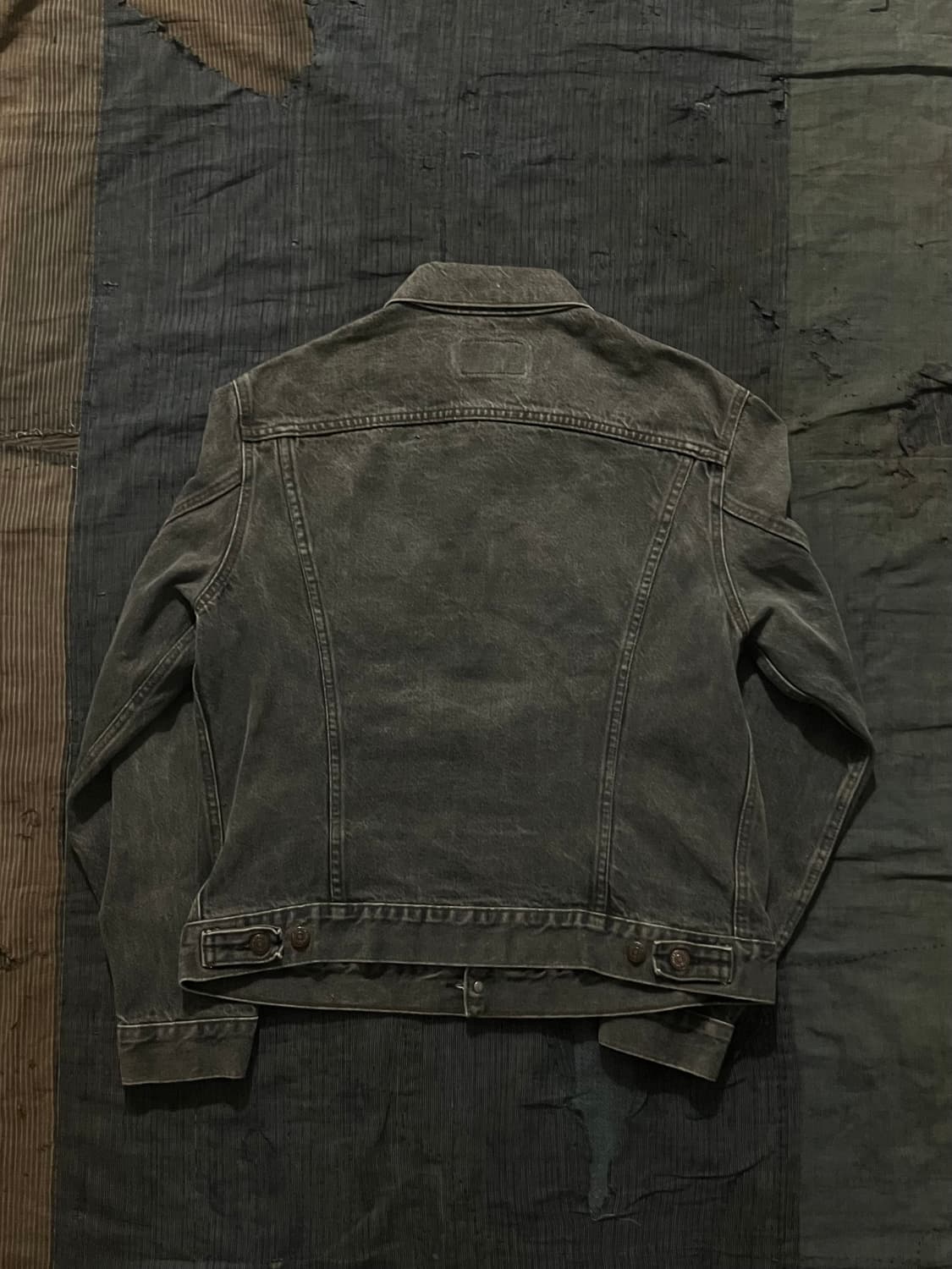 🇺🇸 80s USA 빈티지 리바이스 70506 블랙 데님 자켓 상품이미지4