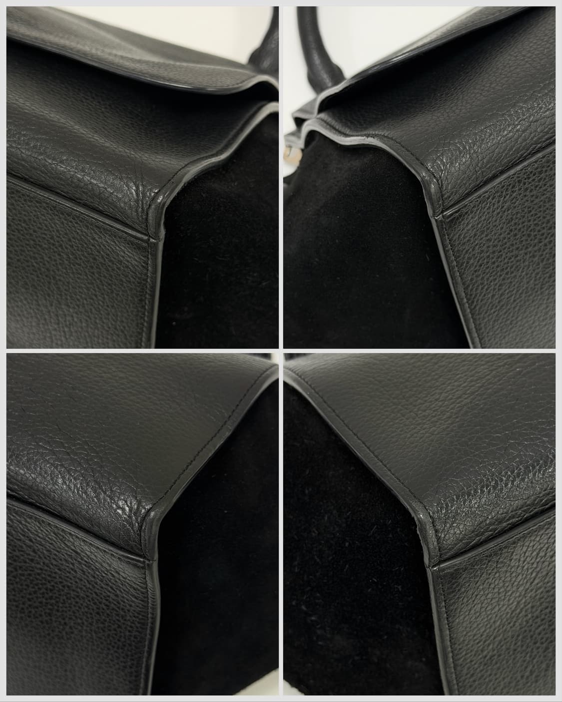 셀린느 트라페제 레더 & 스웨이드 토트백 상품이미지7