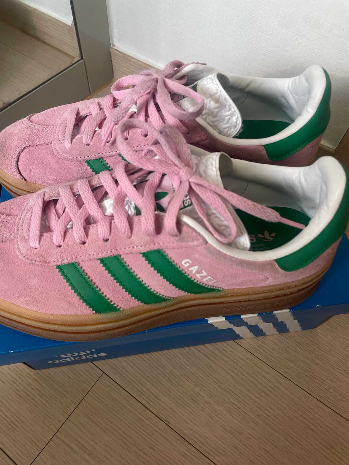 아디다스 가젤 볼드 트루 핑크 그린 상품이미지1