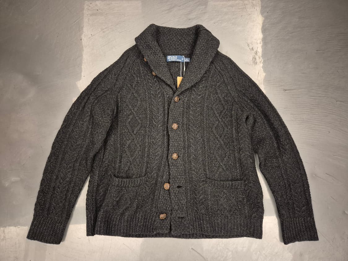 폴로랄프로렌 캐시미어 숄카라 가디건 상품이미지1