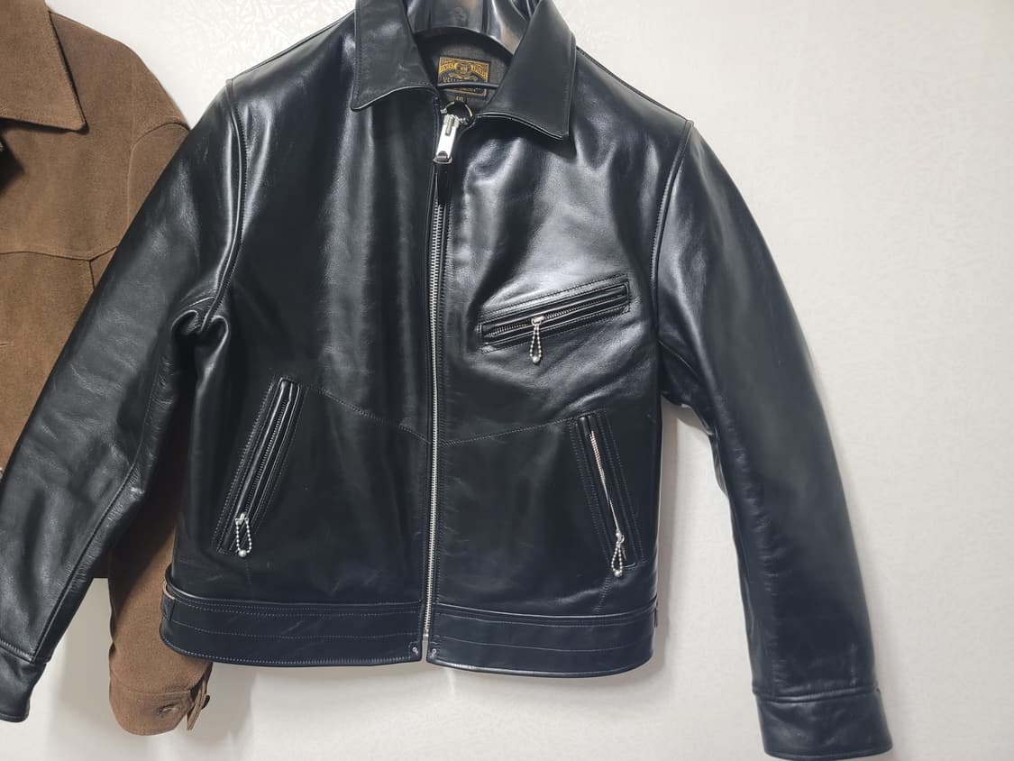 VELUOKLDLY 차심 말가죽 자켓 110사이즈 상품이미지1