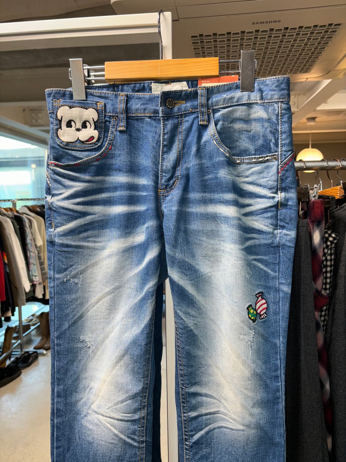 Lolita 페코 포코 카프리 데님팬츠 상품이미지4