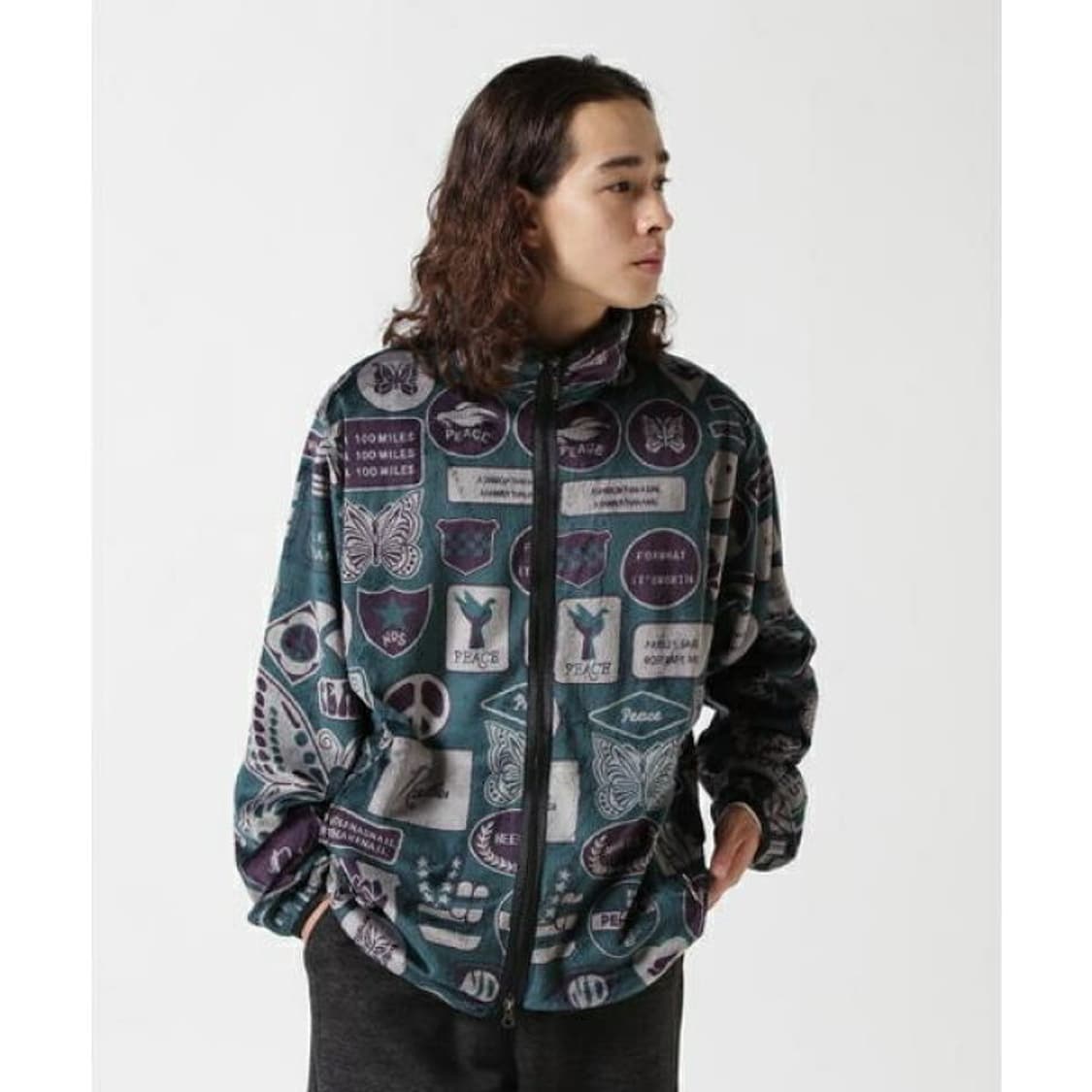 Needles 니들스 니들즈 패치워크 파이핑 후리스 자켓 상품이미지4