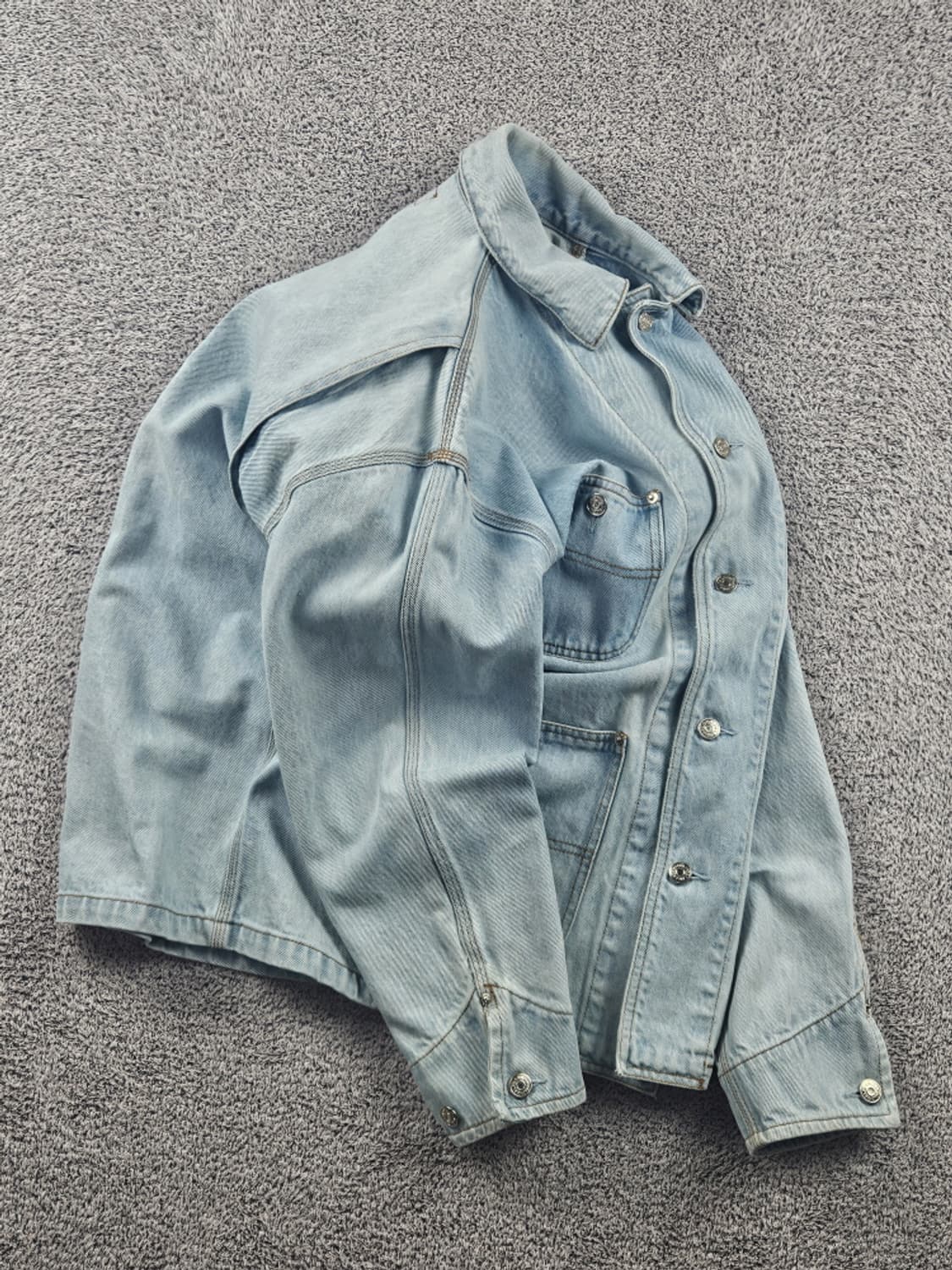 80's 폴로랄프로렌 데님 엔지니어 초어 자켓 ( L ) / 10615 상품이미지4
