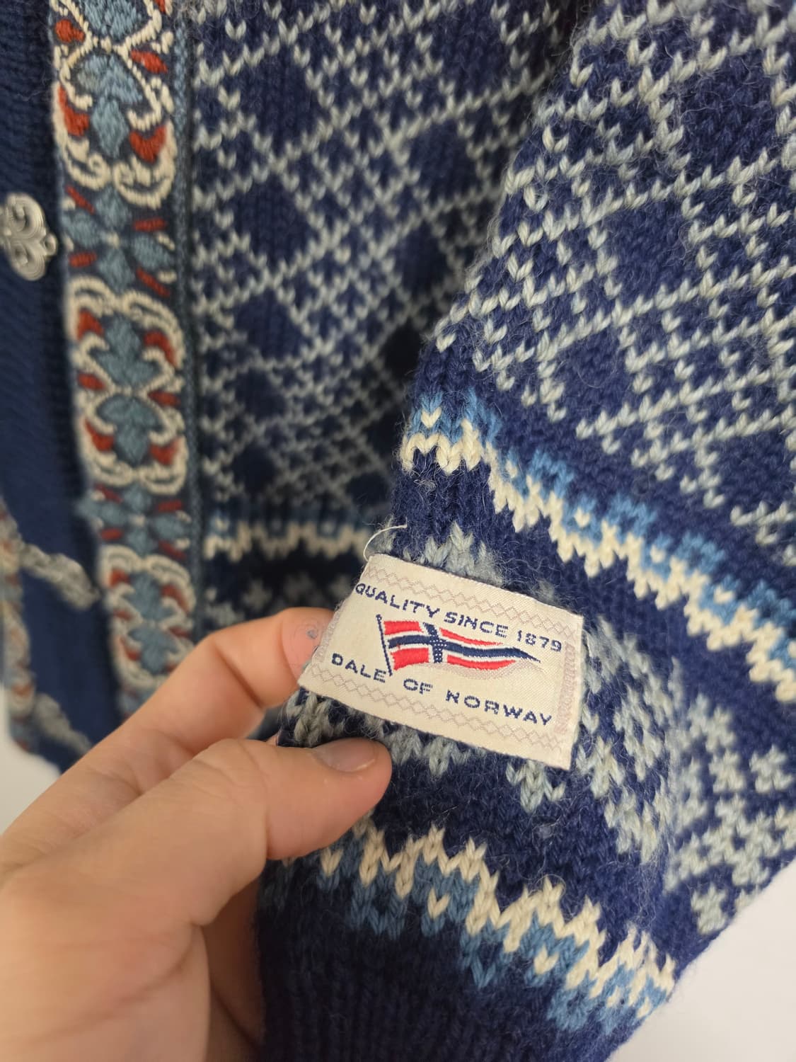 데일오브노르웨이 노르딕 가디건 M 상품이미지3