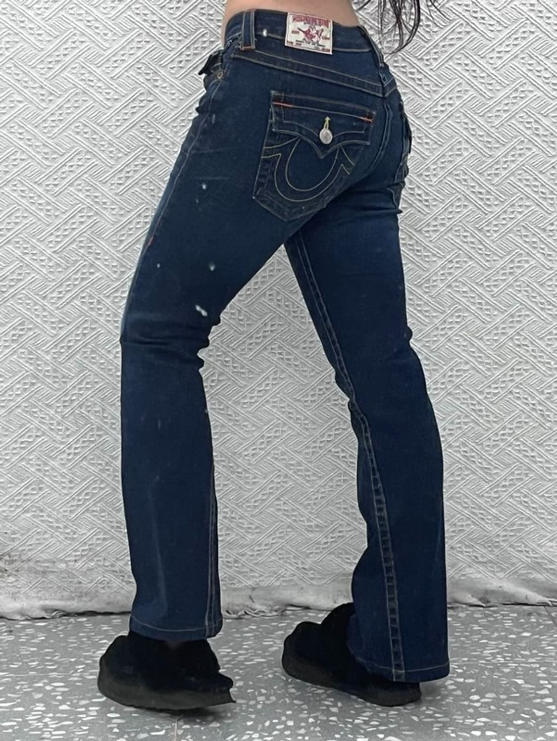 트루릴리젼 조이 스판 부츠컷 빈티지 워싱 데님팬츠 27인치 C07980 상품이미지1