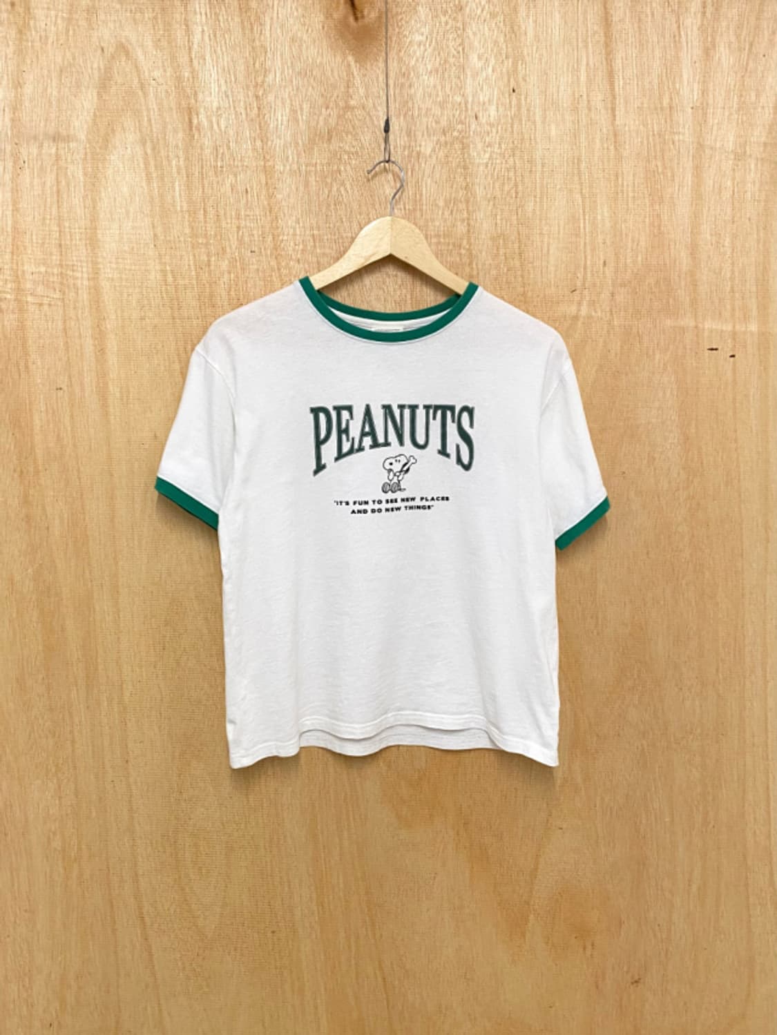 PEANUTS snoopy ringer t-shirts 스누피 링거티 상품이미지3