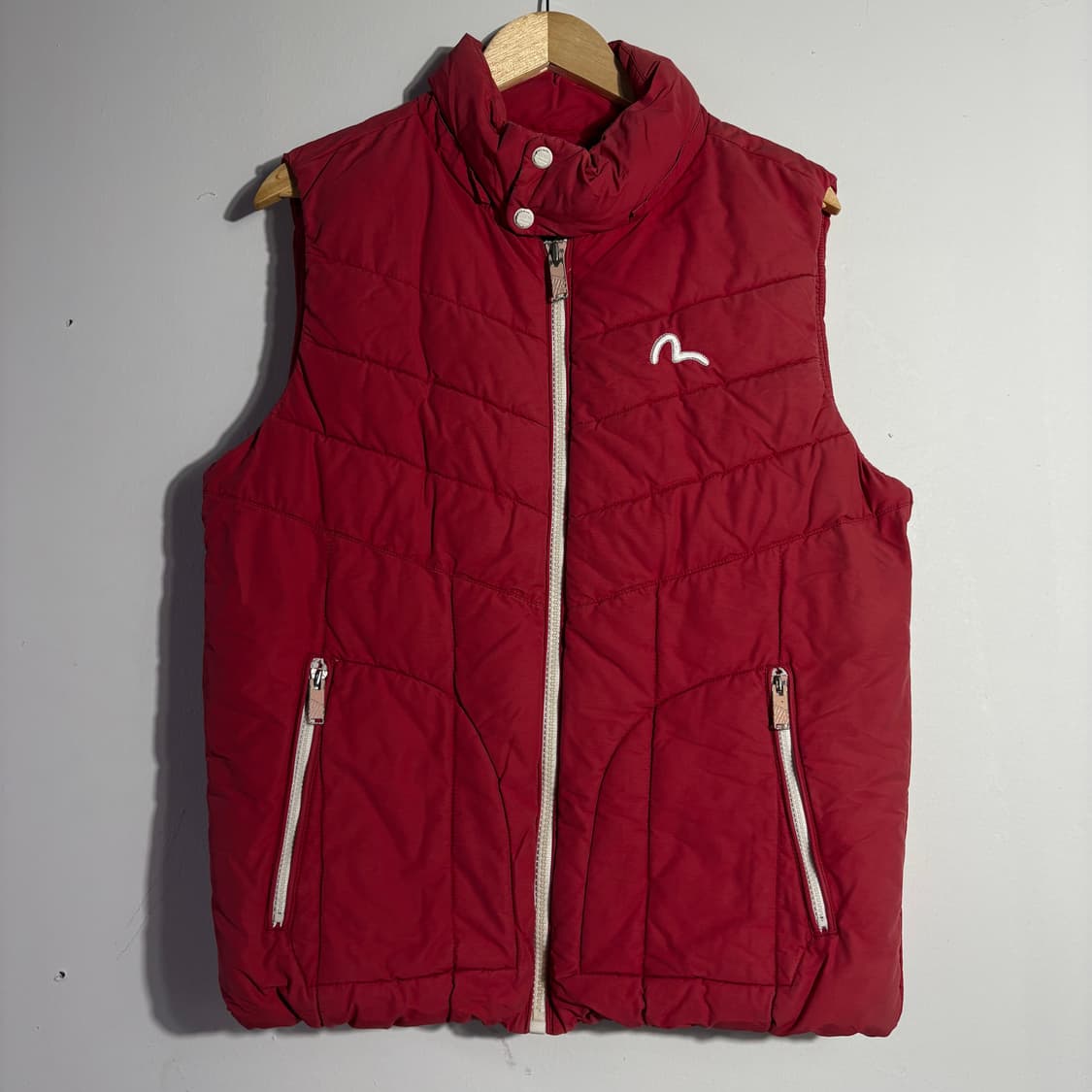 에비수 레드 패딩 베스트 (무료배송) 상품이미지1