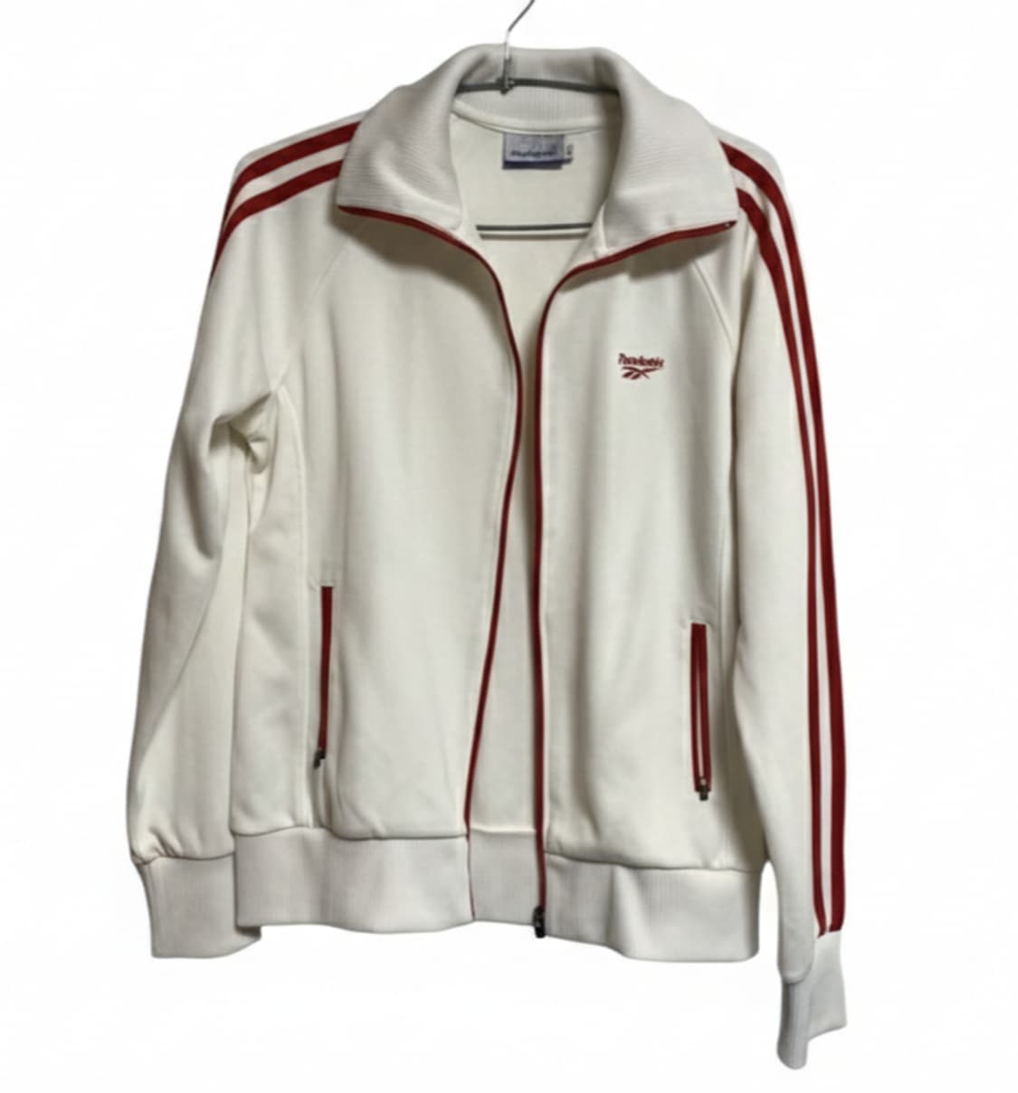 리복 빈티지 져지 트랙탑(아이보리/레드) 상품이미지4