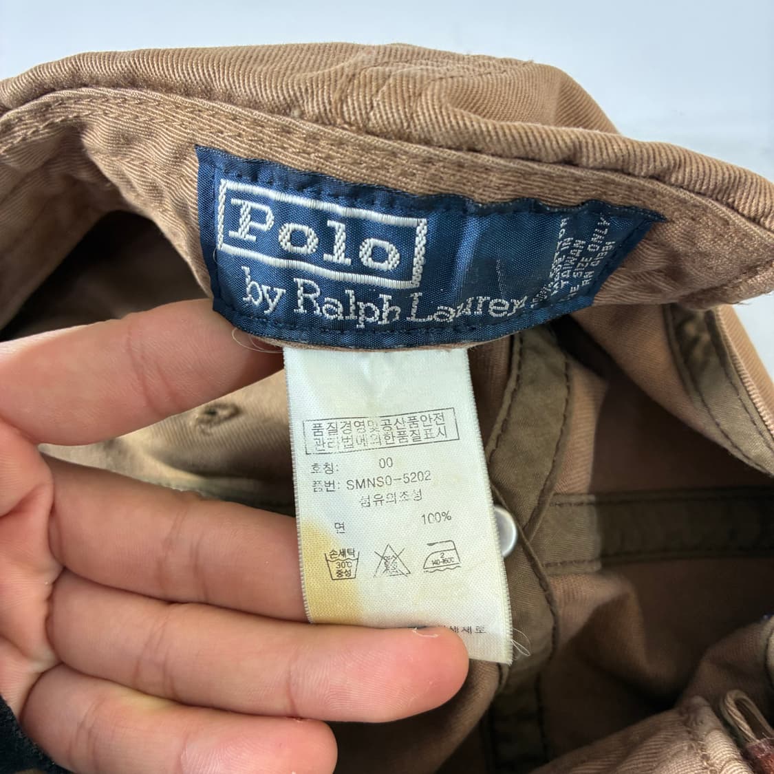 Polo  폴로 랄프로렌 자수 베이지 볼캡   상품이미지4